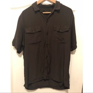 AllSaints Mens Button Up Shirt Size Small